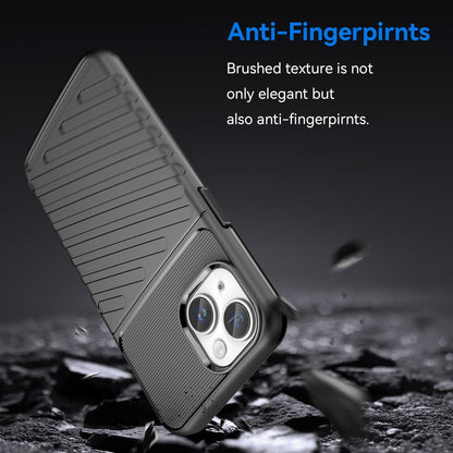 Rugged TPU Phone Case for iPhone 15 Plus - Black