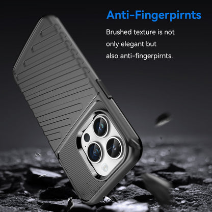 Rugged TPU Phone Case for iPhone 15 Pro Max - Black